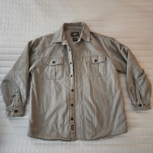 Levi's Tan Button-Up Shacket Jacket